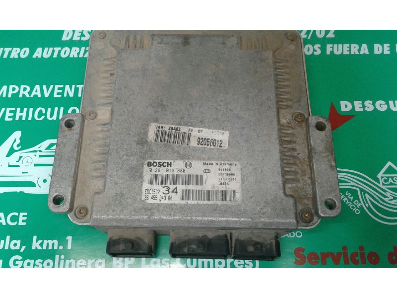 Recambio de centralita motor uce para peugeot 607 (s1) básico referencia OEM IAM 0281010880 9645534380 EDC15C2