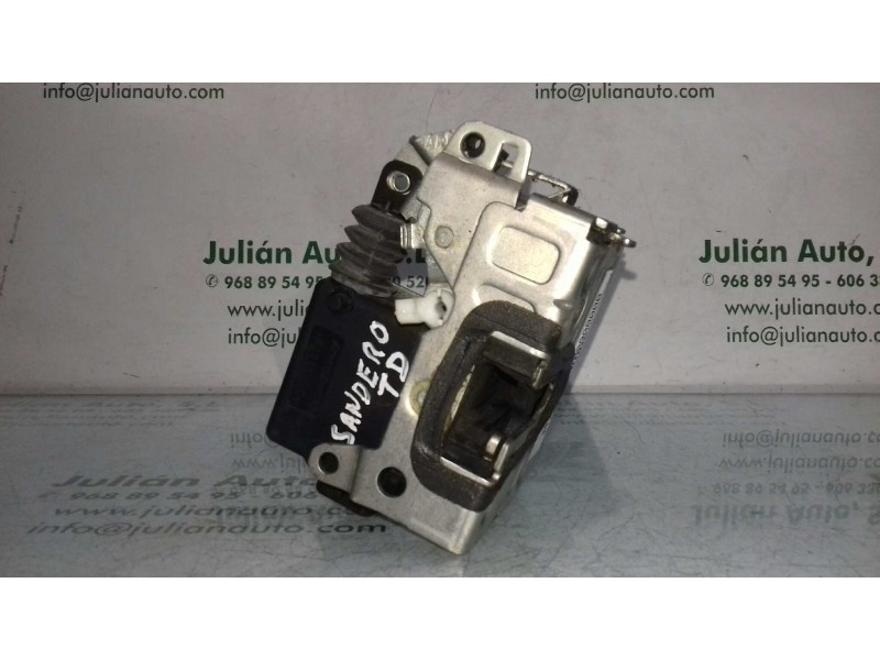 Recambio de cerradura puerta trasera derecha para dacia sandero básico referencia OEM IAM 8200735246  2 PINES