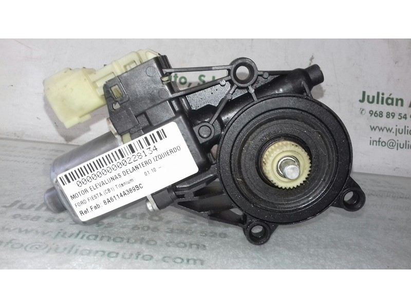 Recambio de motor elevalunas delantero izquierdo para ford fiesta (cb1) titanium referencia OEM IAM 8A6114A389BC 0130822404 