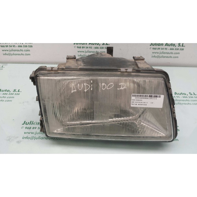 Recambio de faro derecho para audi 100 berlina (443) 1.8 referencia OEM IAM 443941030A  