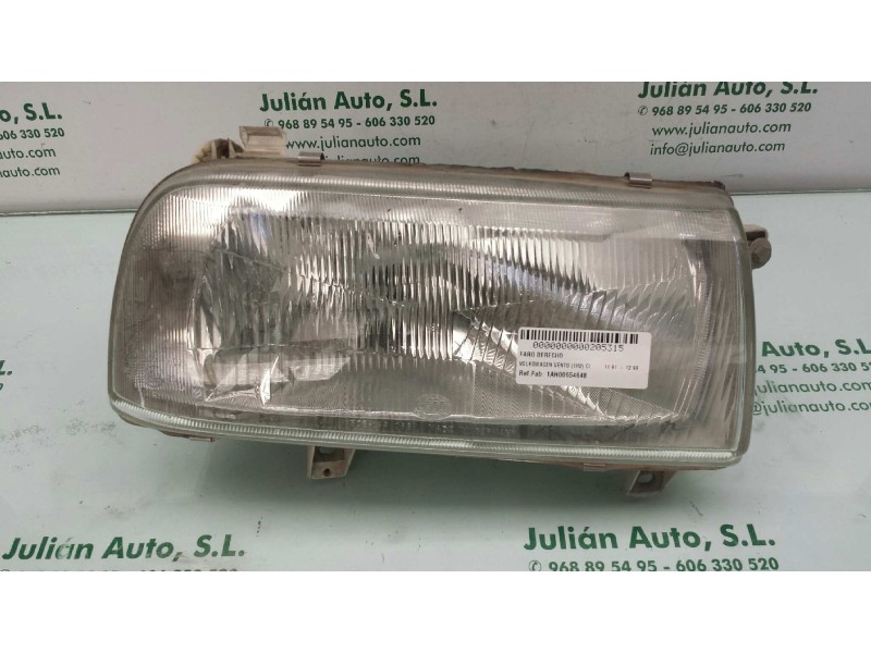 Recambio de faro derecho para volkswagen vento (1h2) cl referencia OEM IAM 1AH00654648  