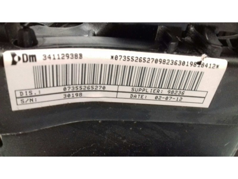 Recambio de airbag delantero izquierdo para citroen nemo sx plus referencia OEM IAM 07355265270 34112938B 70112021