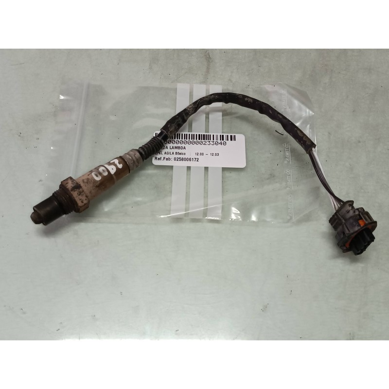 Recambio de sonda lambda para opel agila básico referencia OEM IAM 0258006172  