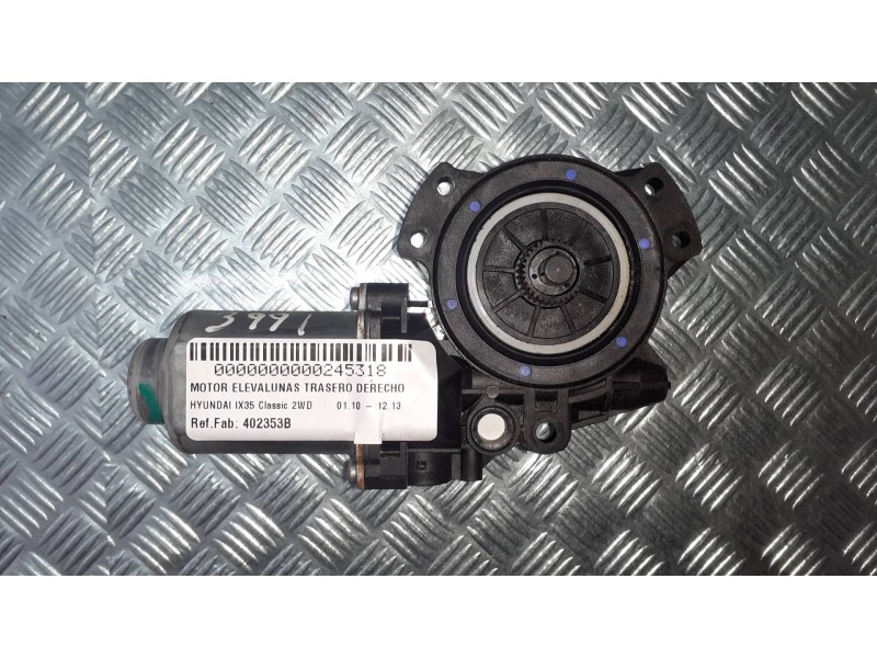 Recambio de motor elevalunas trasero derecho para hyundai ix35 classic 2wd referencia OEM IAM 402353B  ARVINMERITOR