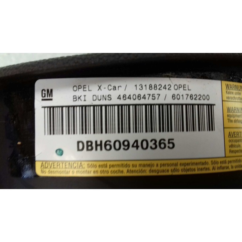 Recambio de airbag delantero izquierdo para opel corsa c enjoy referencia OEM IAM 13188242 464064757 DBH60940365