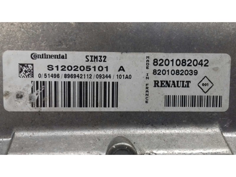 Recambio de centralita motor uce para dacia sandero básico referencia OEM IAM 8201082042  KIT - DELPHI