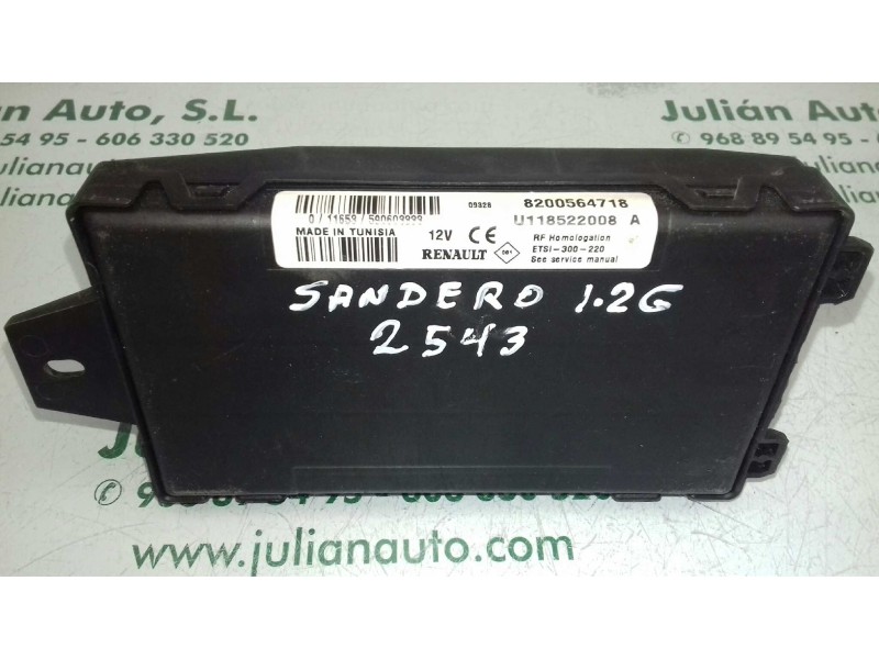 Recambio de centralita motor uce para dacia sandero básico referencia OEM IAM 8201082042  KIT - DELPHI