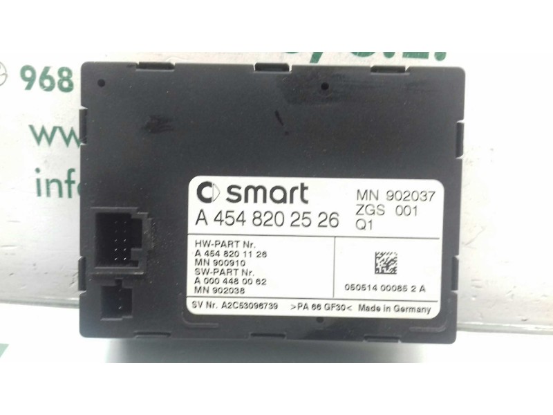 Recambio de modulo electronico para smart forfour forfour 47 kw referencia OEM IAM A4548202526 A2C53096739 
