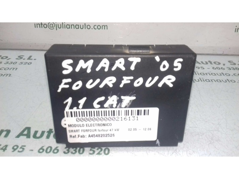 Recambio de modulo electronico para smart forfour forfour 47 kw referencia OEM IAM A4548202526 A2C53096739 