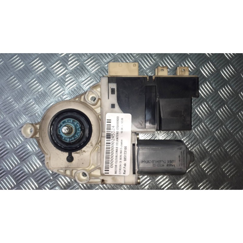 Recambio de motor elevalunas delantero izquierdo para citroen c5 berlina exclusive referencia OEM IAM 985173100 7746004900 99783