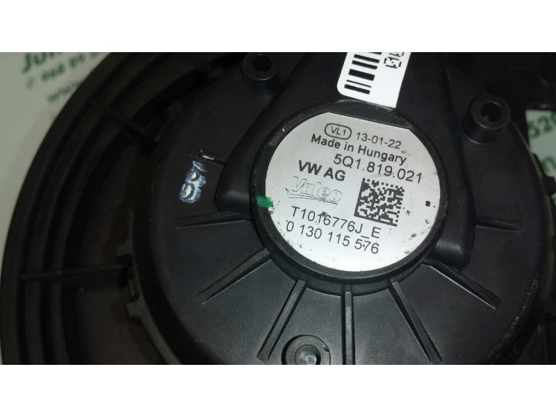 Recambio de ventilador calefaccion para seat leon (5f1) style referencia OEM IAM 5Q1819021 T1016776J 0130115576