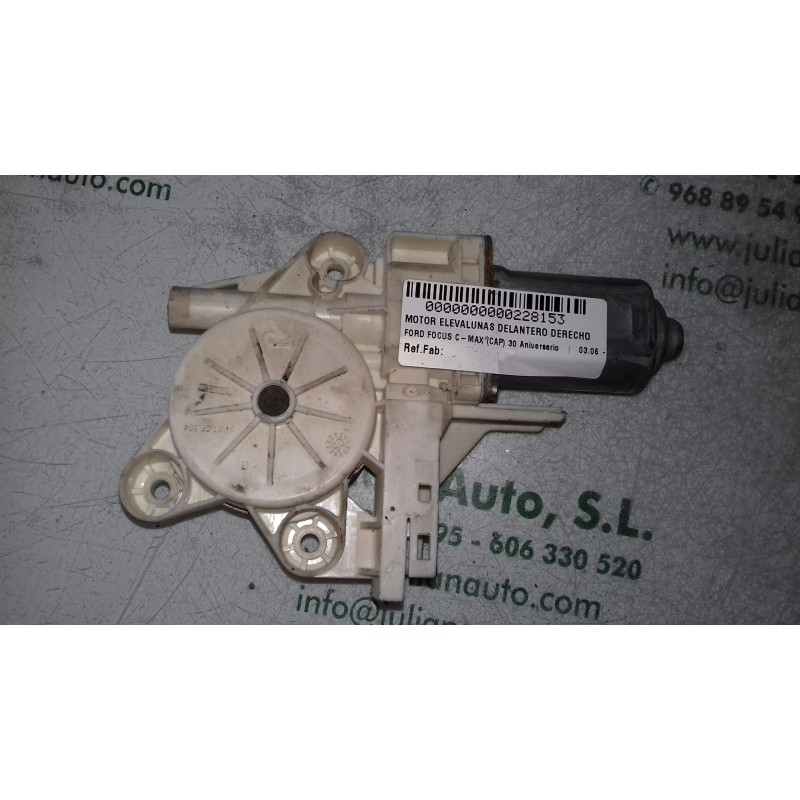 Recambio de motor elevalunas delantero derecho para ford focus c-max (cap) 30 aniversario referencia OEM IAM   