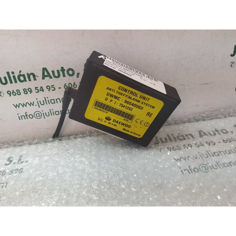 Recambio de centralita inmovilizador para chevrolet kalos 1.4 se referencia OEM IAM 96540563 7541293 CENTRALITA ALARMA