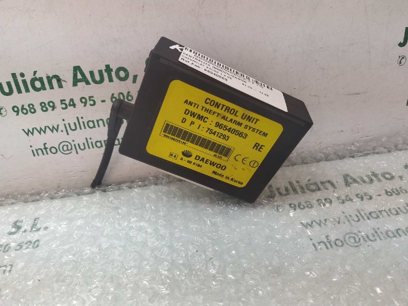 Recambio de centralita inmovilizador para chevrolet kalos 1.4 se referencia OEM IAM 96540563 7541293 CENTRALITA ALARMA