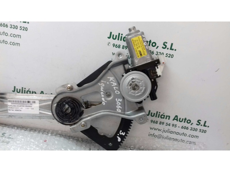 Recambio de elevalunas delantero izquierdo para chevrolet kalos 1.4 se referencia OEM IAM 96585734 2 PINES ELECTRICO