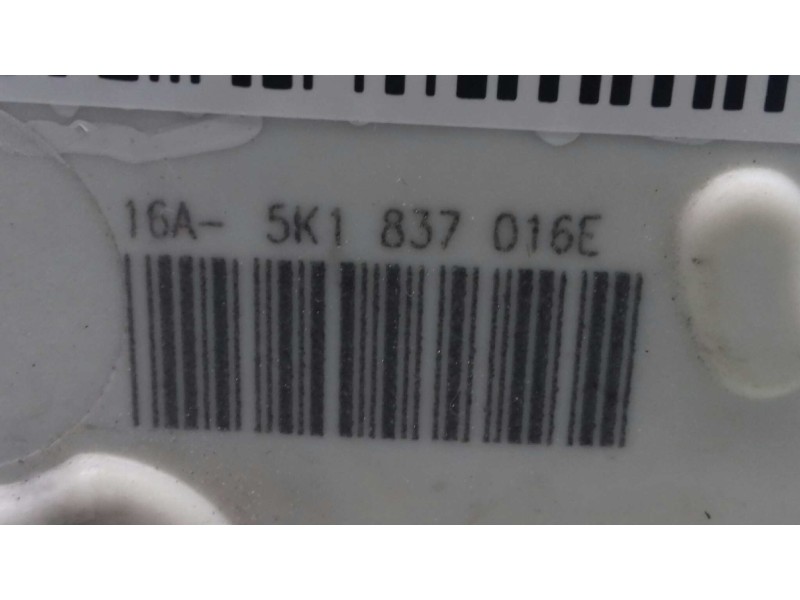 Recambio de cerradura puerta delantera derecha para seat leon st (5f8) reference referencia OEM IAM 5K1837016E 7 PINES NEGRO