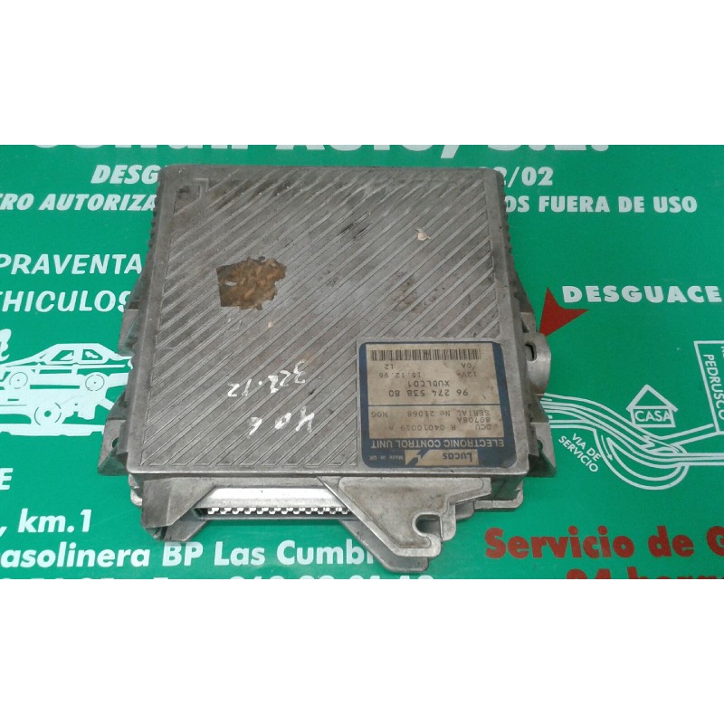 Recambio de centralita motor uce para peugeot 406 berlina (s1/s2) stdt referencia OEM IAM R04010019 9627453880 XUDLC01