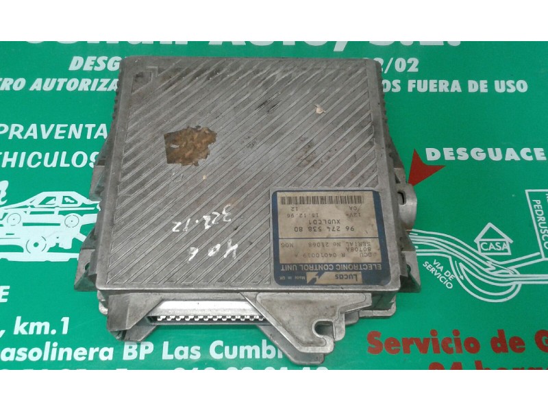 Recambio de centralita motor uce para peugeot 406 berlina (s1/s2) stdt referencia OEM IAM R04010019 9627453880 XUDLC01