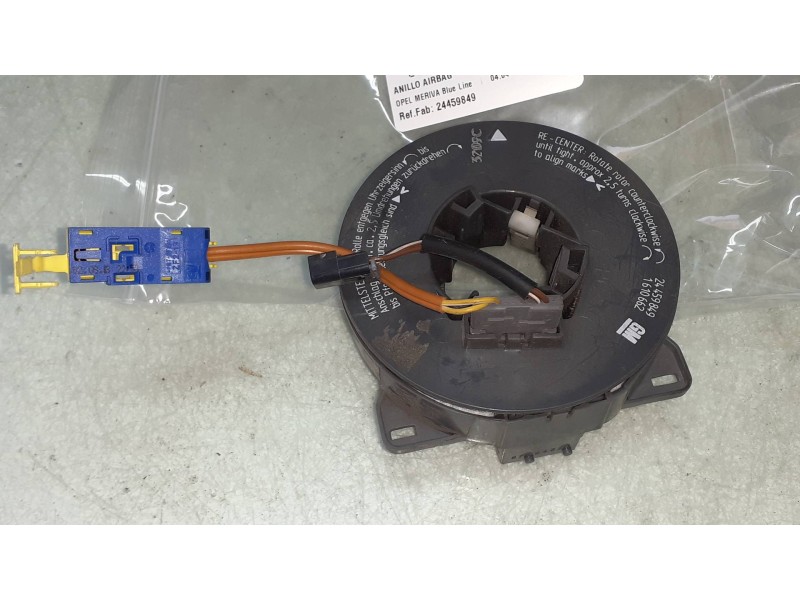 Recambio de anillo airbag para opel meriva blue line referencia OEM IAM 24459849 1610662 GM