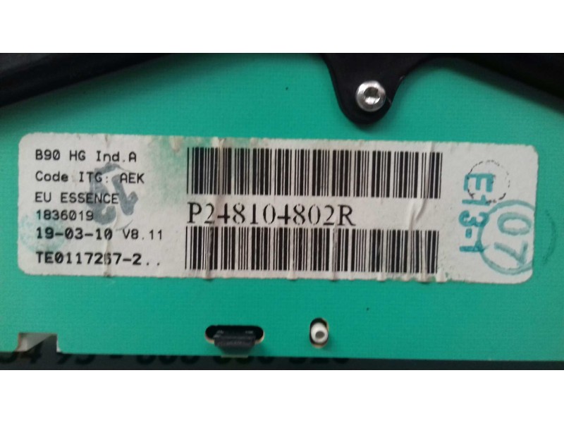 Recambio de cuadro instrumentos para dacia sandero ambiance referencia OEM IAM P248104802R  248104802R