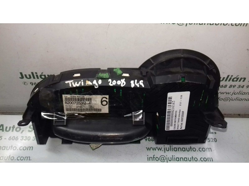 Recambio de cuadro instrumentos para renault twingo authentique referencia OEM IAM 8200725330F  