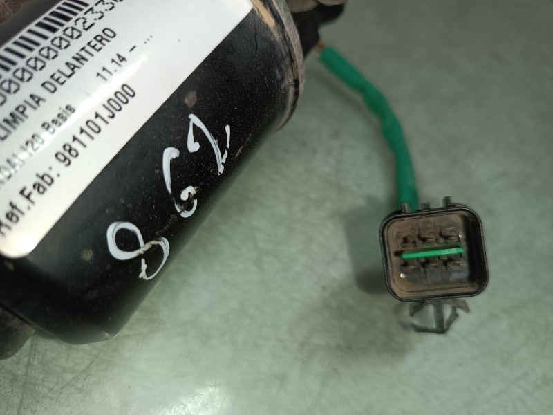 Recambio de motor limpia delantero para hyundai i20 basis referencia OEM IAM 981101J000 035418280 DENSO