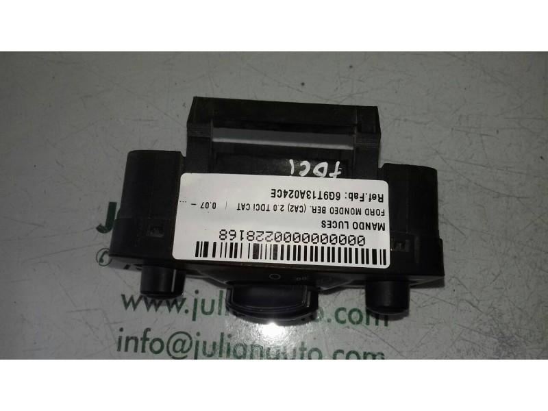 Recambio de mando luces para ford mondeo ber. (ca2) 2.0 tdci cat referencia OEM IAM 6G9T13A024CE 04066444 