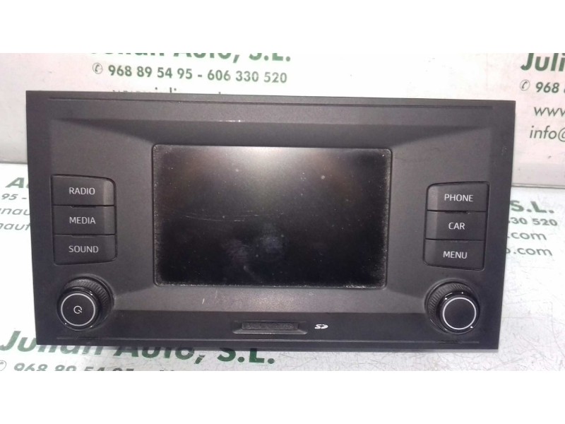 Recambio de sistema audio / radio cd para seat leon st (5f8) reference referencia OEM IAM 5F0035888A A2C90839402 BLUETOOTH