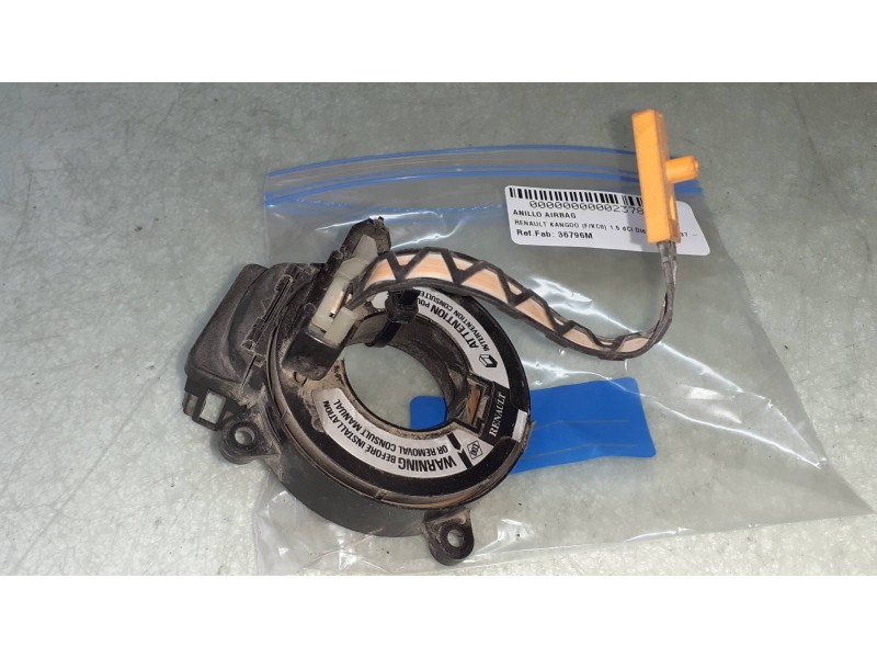 Recambio de anillo airbag para renault kangoo (f/kc0) 1.5 dci diesel referencia OEM IAM 36796M 7700840099F  Recambio de anillo airbag para renault kangoo (f/kc0) 1.5 dci diesel referencia OEM IAM 36796M 7700840099F