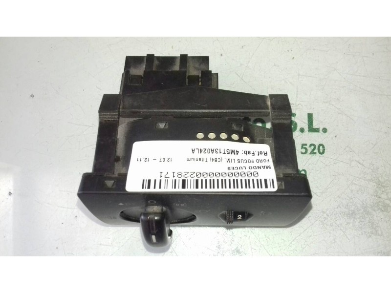 Recambio de mando luces para ford focus lim. (cb4) titanium referencia OEM IAM 4M5T13A024LA  