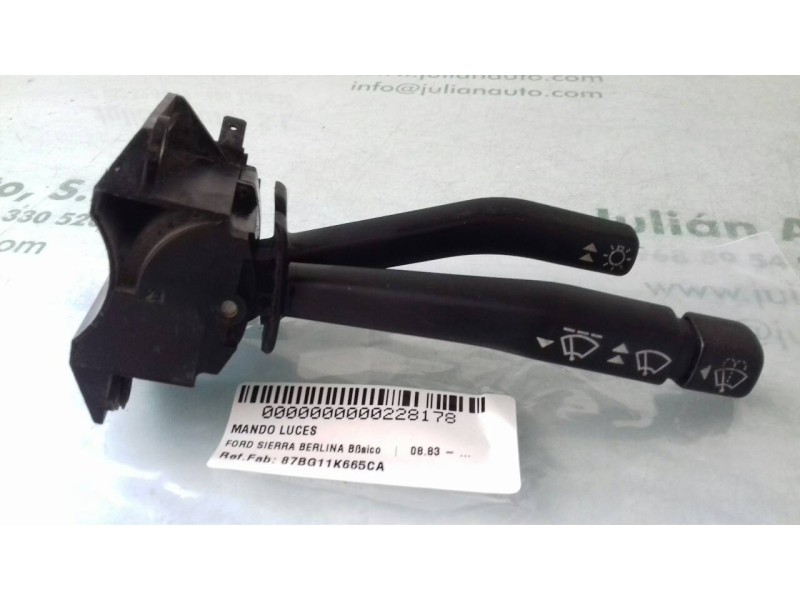 Recambio de mando luces para ford sierra berlina básico referencia OEM IAM 87BG11K665CA  