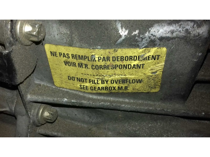 Recambio de caja cambios para renault laguna ii (bg0) authentique referencia OEM IAM PK6002  6 VELOCIDADES
