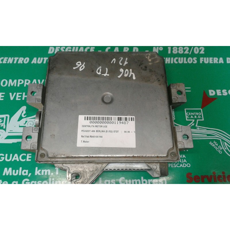 Recambio de centralita motor uce para peugeot 406 berlina (s1/s2) stdt referencia OEM IAM R04010019A 9627453880 XUDLC01 Recambio de centralita motor uce para peugeot 406 berlina (s1/s2) stdt referencia OEM IAM R04010019A 9627453880 XUDLC01