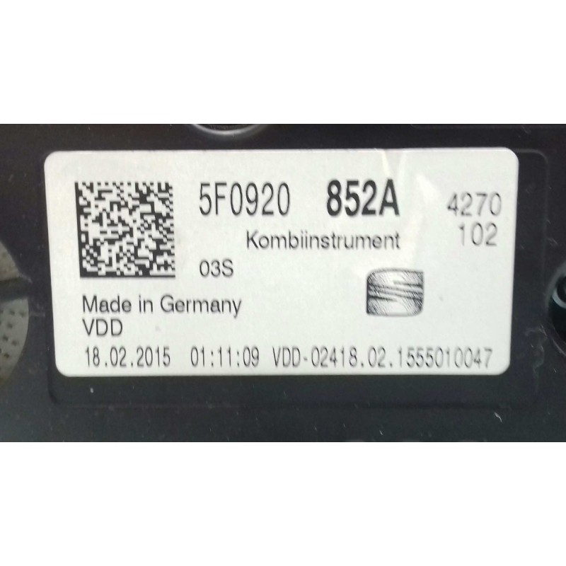 Recambio de centralita motor uce para seat leon st (5f8) reference referencia OEM IAM 04L907309B 0281018510 KIT - BOSCH