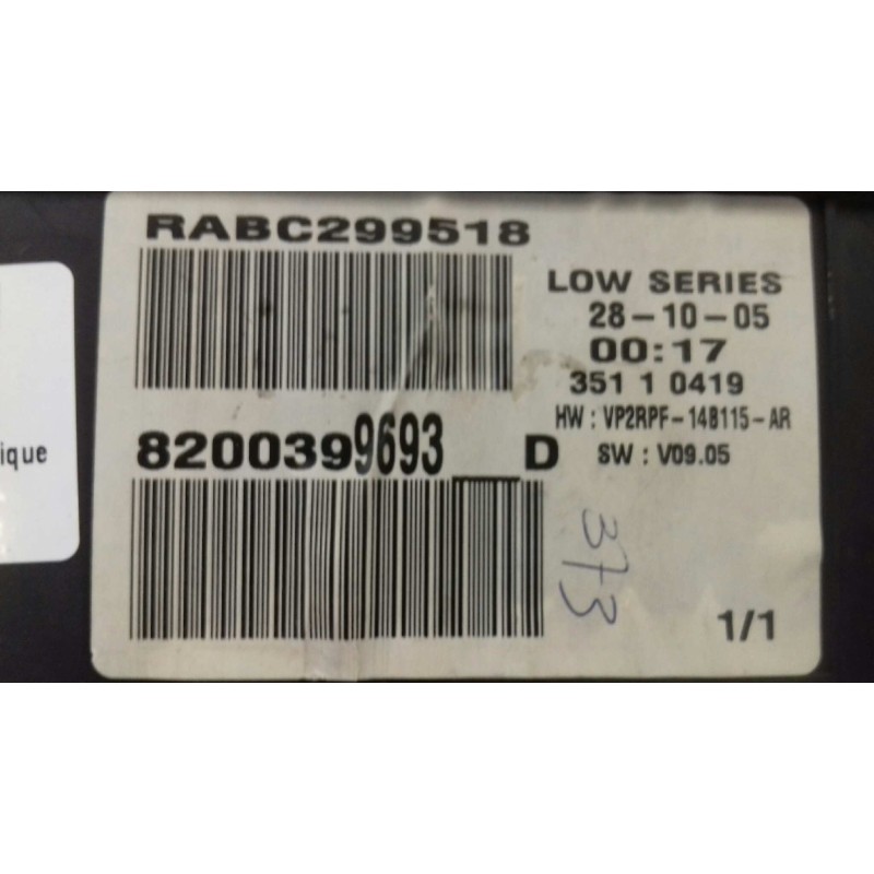 Recambio de cuadro instrumentos para renault megane ii berlina 5p confort authentique referencia OEM IAM 8200399693 35110419 