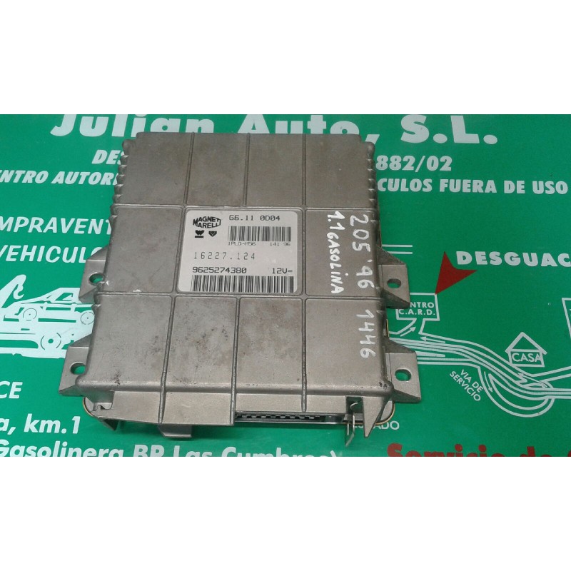 Recambio de centralita motor uce para peugeot 205 berlina 1.1 mito referencia OEM IAM 9625274380 G6110D04 16227.124