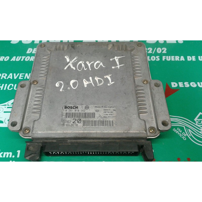 Recambio de centralita motor uce para citroen xantia berlina 2.0 hdi 90/110 attraction referencia OEM IAM 0281010362 9640324380 