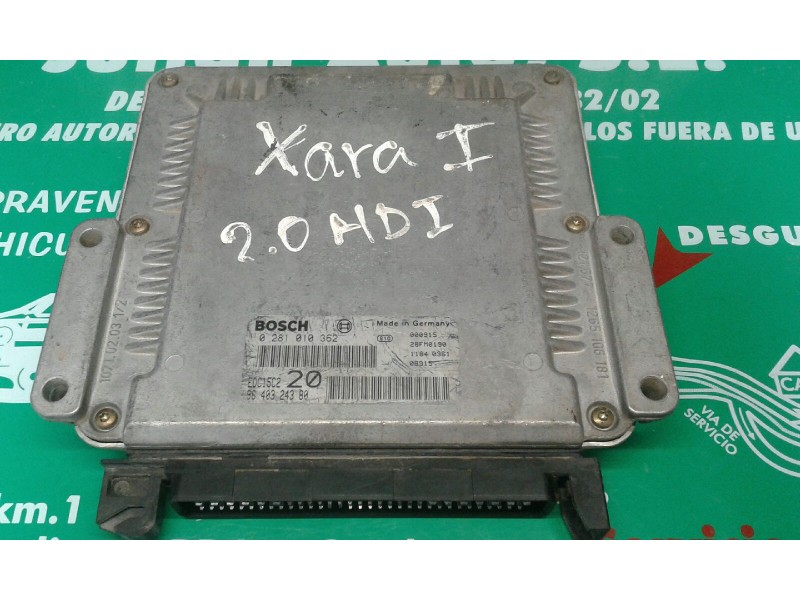 Recambio de centralita motor uce para citroen xantia berlina 2.0 hdi 90/110 attraction referencia OEM IAM 0281010362 9640324380 