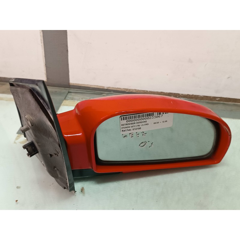 Recambio de retrovisor derecho para hyundai getz (tb) 1.5 crdi referencia OEM IAM 012190  ELECTRICO