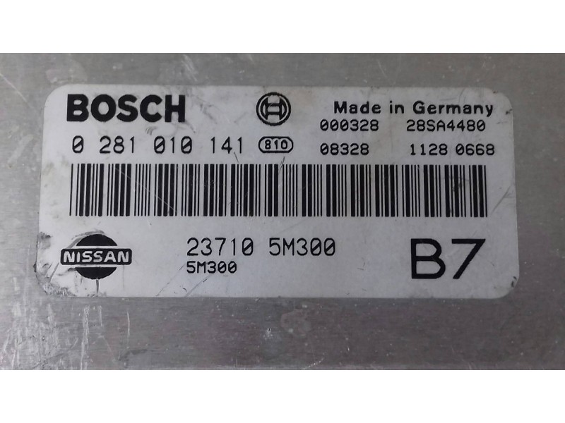 Recambio de centralita motor uce para nissan almera tino (v10m) ambience referencia OEM IAM 237105M300 0281010141 BOSCH