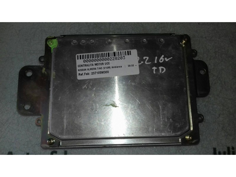 Recambio de centralita motor uce para nissan almera tino (v10m) ambience referencia OEM IAM 237105M300 0281010141 BOSCH