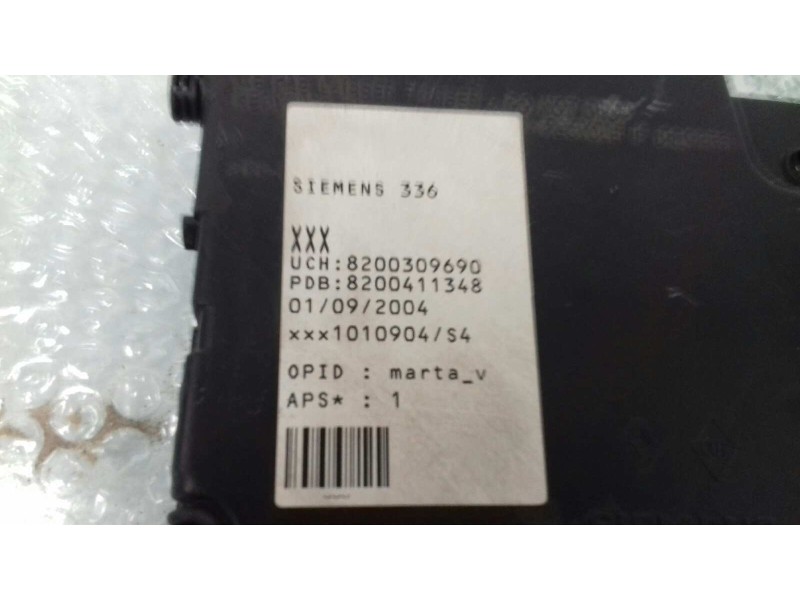 Recambio de modulo electronico para renault megane ii berlina 5p dynamique referencia OEM IAM 8200309690 S118400220D UCHX84N2