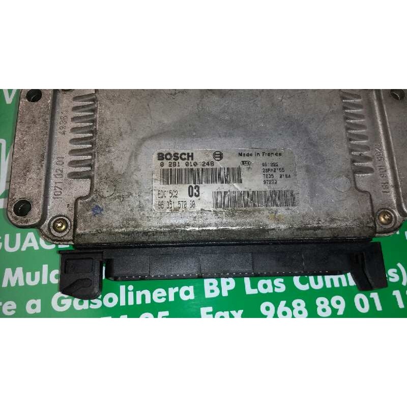 Recambio de centralita motor uce para peugeot 406 berlina (s1/s2) srdt referencia OEM IAM 0281010248 9635157080 EDC15C2