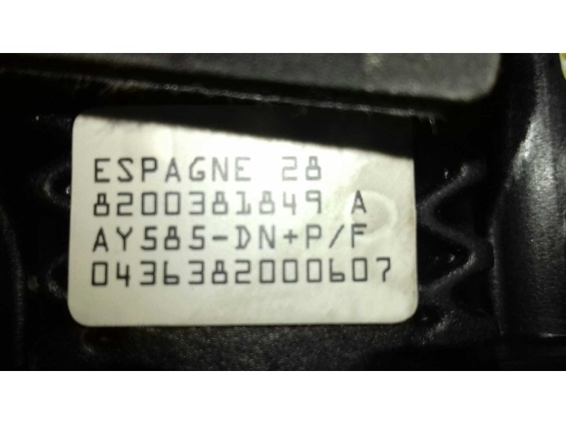 Recambio de airbag delantero izquierdo para renault megane ii berlina 5p dynamique referencia OEM IAM 8200381849A  2 CLEMAS
