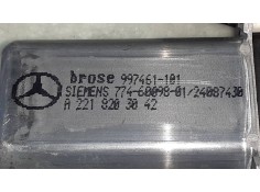 Recambio de motor elevalunas trasero derecho para mercedes-benz clase s (w221) berlina 320 / 350 cdi (221.022) referencia OEM IA 2