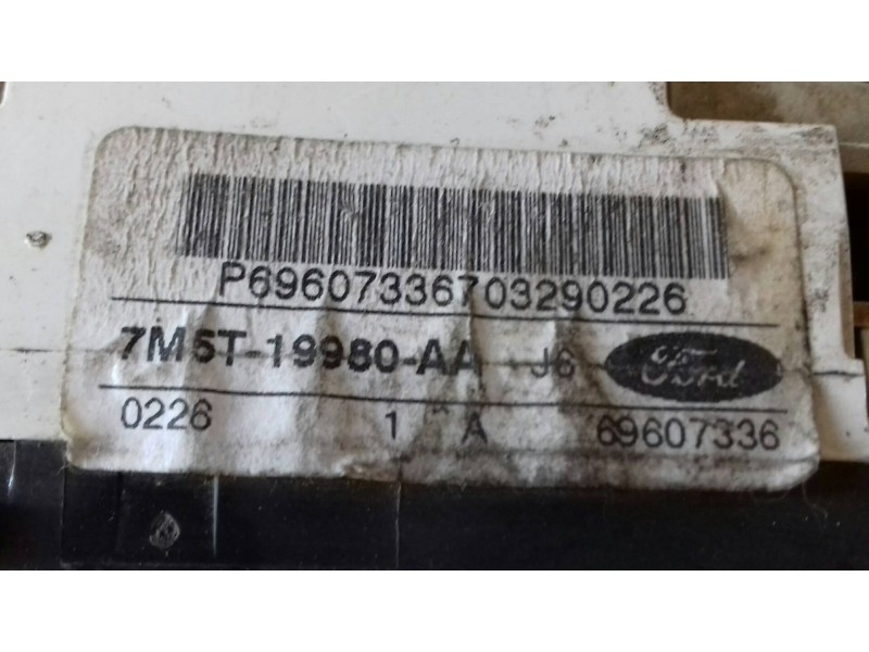 Recambio de mando calefaccion / aire acondicionado para ford focus berlina (cap) ambiente (d) referencia OEM IAM 7M5T19980AA 696