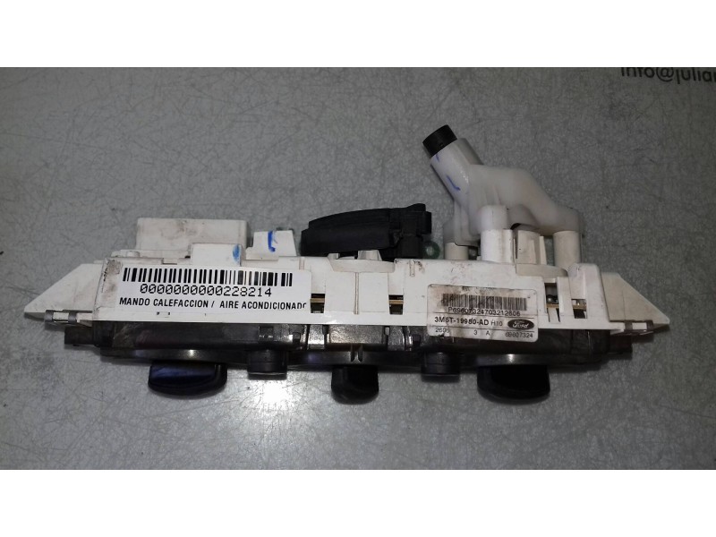 Recambio de mando calefaccion / aire acondicionado para ford focus berlina (cap) ambiente (d) referencia OEM IAM 3M5T19980  