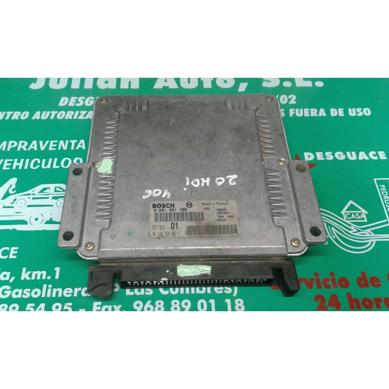 Recambio de centralita motor uce para peugeot 406 berlina (s1/s2) srdt referencia OEM IAM 0281001782 9634662880 EDC15C2