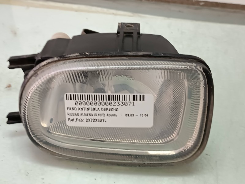 Recambio de faro antiniebla derecho para nissan almera (n16/e) acenta referencia OEM IAM 23723301L  