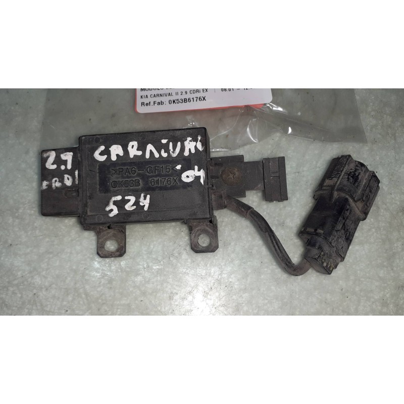 Recambio de modulo electronico para kia carnival ii 2.9 cdri ex referencia OEM IAM 0K53B6176X 002446A 